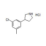 3-(3-Chloro-5-methylphenyl)pyrrolidine Hydrochloride