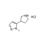 1-Methyl-5-(pyrrolidin-3-yl)-1H-pyrazole Hydrochloride