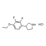 3-(4-Ethoxy-2,3-difluorophenyl)pyrrolidine Hydrochloride