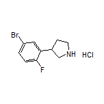 3-(5-Bromo-2-fluorophenyl)pyrrolidine Hydrochloride