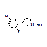 3-(5-Chloro-2-fluorophenyl)pyrrolidine Hydrochloride