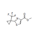 Methyl 2-[1-(Trifluoromethyl)cyclopropyl]thiazole-4-carboxylate