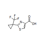 2-[1-(Trifluoromethyl)cyclopropyl]thiazole-4-carboxylic Acid