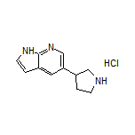 5-(Pyrrolidin-3-yl)-1H-pyrrolo[2,3-b]pyridine Hydrochloride