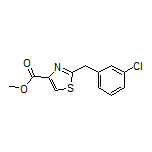 Methyl 2-(3-Chlorobenzyl)thiazole-4-carboxylate