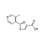 2-(3-Methylpyridin-4-yl)thiazole-4-carboxylic Acid