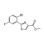 Methyl 2-(2-Bromo-5-fluorophenyl)thiazole-4-carboxylate