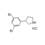 3-(3,5-Dibromophenyl)pyrrolidine Hydrochloride