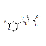 Methyl 2-(2-Fluoropyridin-4-yl)thiazole-4-carboxylate