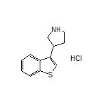 3-(Benzo[b]thiophen-3-yl)pyrrolidine Hydrochloride