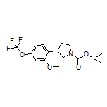 1-Boc-3-[2-methoxy-4-(trifluoromethoxy)phenyl]pyrrolidine