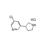 3-Chloro-5-(pyrrolidin-3-yl)pyridine Hydrochloride