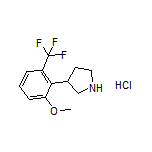 3-[2-Methoxy-6-(trifluoromethyl)phenyl]pyrrolidine Hydrochloride