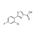 2-(2-Chloro-4-fluorophenyl)thiazole-4-carboxylic Acid