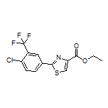 Ethyl 2-[4-Chloro-3-(trifluoromethyl)phenyl]thiazole-4-carboxylate