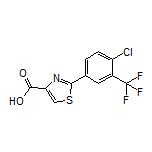 2-[4-Chloro-3-(trifluoromethyl)phenyl]thiazole-4-carboxylic Acid