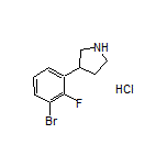 3-(3-Bromo-2-fluorophenyl)pyrrolidine Hydrochloride