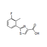 2-(3-Fluoro-2-methylphenyl)thiazole-4-carboxylic Acid