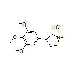 3-(3,4,5-Trimethoxyphenyl)pyrrolidine Hydrochloride