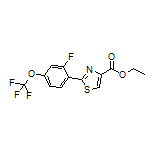 Ethyl 2-[2-Fluoro-4-(trifluoromethoxy)phenyl]thiazole-4-carboxylate