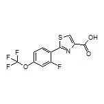 2-[2-Fluoro-4-(trifluoromethoxy)phenyl]thiazole-4-carboxylic Acid