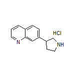 7-(Pyrrolidin-3-yl)quinoline Hydrochloride