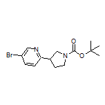 5-Bromo-2-(1-Boc-3-pyrrolidinyl)pyridine