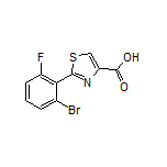 2-(2-Bromo-6-fluorophenyl)thiazole-4-carboxylic Acid