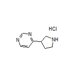 4-(Pyrrolidin-3-yl)pyrimidine Hydrochloride