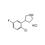 3-(2-Chloro-5-fluorophenyl)pyrrolidine Hydrochloride