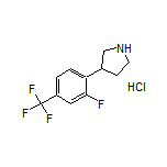 3-[2-Fluoro-4-(trifluoromethyl)phenyl]pyrrolidine Hydrochloride