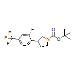 1-Boc-3-[2-fluoro-4-(trifluoromethyl)phenyl]pyrrolidine