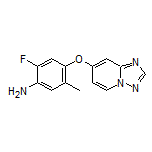 4-([1,2,4]Triazolo[1,5-a]pyridin-7-yloxy)-2-fluoro-5-methylaniline