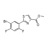 Methyl 2-(5-Bromo-2,4-difluorophenyl)thiazole-4-carboxylate