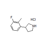 3-(3-Fluoro-2-methylphenyl)pyrrolidine Hydrochloride