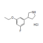 3-(3-Ethoxy-5-fluorophenyl)pyrrolidine Hydrochloride