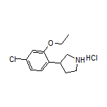 3-(4-Chloro-2-ethoxyphenyl)pyrrolidine Hydrochloride