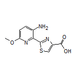 2-(3-Amino-6-methoxypyridin-2-yl)thiazole-4-carboxylic Acid