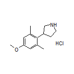 3-(4-Methoxy-2,6-dimethylphenyl)pyrrolidine Hydrochloride