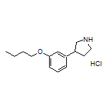 3-(3-Butoxyphenyl)pyrrolidine Hydrochloride