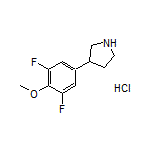 3-(3,5-Difluoro-4-methoxyphenyl)pyrrolidine Hydrochloride