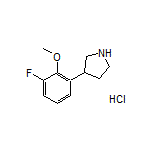 3-(3-Fluoro-2-methoxyphenyl)pyrrolidine Hydrochloride