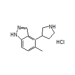 5-Methyl-4-(3-pyrrolidinyl)-1H-indazole Hydrochloride