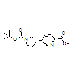 Methyl 5-(1-Boc-3-pyrrolidinyl)pyridine-2-carboxylate