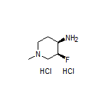 (3S,4R)-3-Fluoro-1-methylpiperidin-4-amine Dihydrochloride