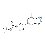 5-(1-Boc-3-pyrrolidinyl)-7-methyl-1H-indazole