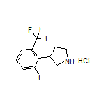 3-[2-Fluoro-6-(trifluoromethyl)phenyl]pyrrolidine Hydrochloride