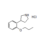 3-(2-Propoxyphenyl)pyrrolidine Hydrochloride