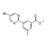 Methyl 3-(5-Bromo-2-pyrimidinyl)-5-methylbenzoate