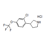 3-[2-Chloro-4-(trifluoromethoxy)phenyl]pyrrolidine Hydrochloride